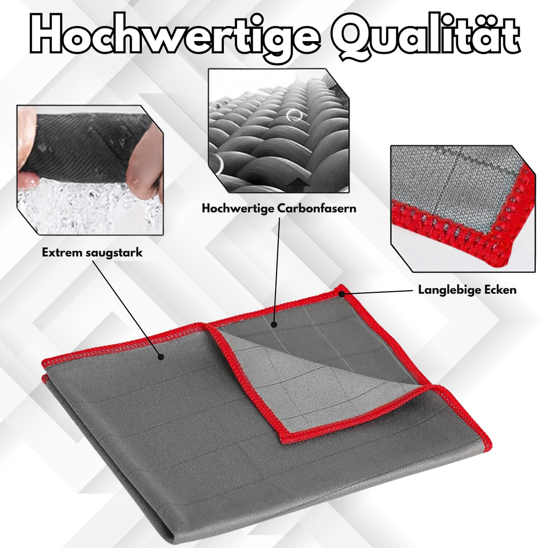 Carbon Glastuch - Profi Tuch für eine einfache Glasreinigung